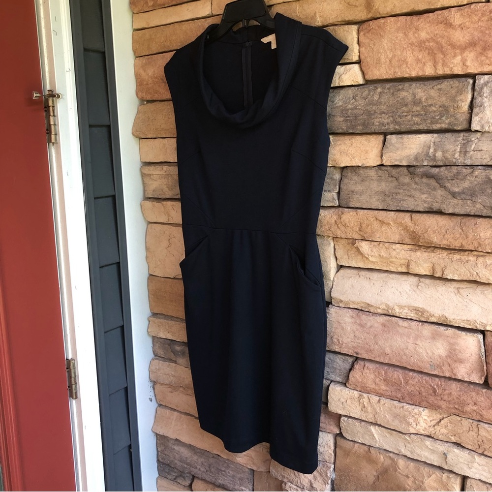 Banana Republic dark navy blue sleeveless dress 10 - Picture 13 of 13